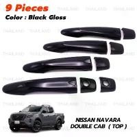 ราคา invittrueSHOP แบบพกพา ครอบมือดึงประตู ครอบมือจับประตู 9 ชิ้น สีดำเงา สำหรับ Nissan Navara Double Cab รุ่น Top ปี 2014-2021 Car รถยนต์ รถจักร Sticker สติกเกอร์ (1731636384225659777)