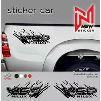 ราคา สติ๊กเกอร์ สติ๊กเกอร์ติดรถ สติ๊กเกอร์ติดรถกระบะ ติดข้างรถ โตโยต้า ไฮลักซ์ วีโก้ รถกระบะ Toyota Hilux Vigo Car Stickers COD (1731656019068748896)