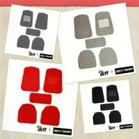 ราคา พรมดักฝุ่น 5 ชิ้น หน้า+หลัง ไวนิล พรมปูพื้นรถยนต์ Car รถกระบะ (1731097497933548036)