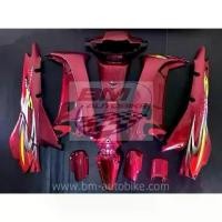 ราคา ชุดสี WAVE 100/110 ตาคู่ ตัวเก่า สีแดง326ล้วน เวฟ เฟรมรถ กรอบรถ กาบรถ เปลือกรถ (1731349757394454268)