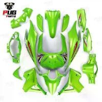 ราคา จัดส่งที่รวดเร็ว PUGParts ชุดสีwave 110 i new ชุดสีเวฟ110i wave110i ปี2011-2018 (ชุด15ชิ้น) สีเขียวตองมุกทอง เฟรมสีเวฟ110i Motorcycle มอเตอร์ไซค์ บังโคลน เบาะ (1730823432295582696)