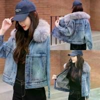 ราคา Clothing แจ๊กเก็ตยีนส์ผู้หญิงรุ่น PR-110 ผ้ายีนส์บุขนทั้งตัวเฟอร์ถอดได้ Women เสื้อ (1730409439835294394)