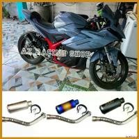 ราคา brieflshop ปัจจุบัน ชุดท่อสลิปออน GPX demon GR 200R+ปลายท่อยาว 9.5 นิ้ว กระจก เวฟแต่ง 110 พับ ได้ สแตนเลส มอเตอร์ไซค์ (1730522333621225530)