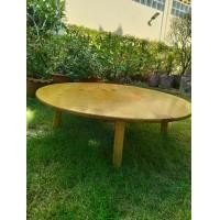 ราคา โต๊ะไม้ญี่ปุ่นกลมพับได้ โต๊ะไม้สน เส้นผ่าศูนย์กลาง 80 , 90 , 100 , 110 cm. สูง 35 cm. สีธรรมชาติ บานพับล็อคได้ (1731481924414704512)