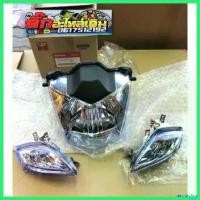 ราคา inscrishop ใช้งานได้ ไฟหน้าไฟเลี้ยวสีฟ้าเวฟ125iหน้าแหลมเวฟ125R/เวฟ125Sหน้าแหลมแท้ศูนย์สีฟ้า กระจก เวฟแต่ง 110 พับ ได้ Motorcycle มอเตอร์ไซค์ (1730339377753786415)