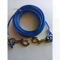 ราคา แนะนำ โซ่ล่าม สายเคเบิ้ล Cable โซ่ล่าม โซ่จูง สุนัข ความยาว15;20;30 ฟุต อุปกรณ์สัตว์เลี้ยง พร้อมตะขอเกี่ยว 2 ด้าน หัว-ท้าย (1731841350962742493)