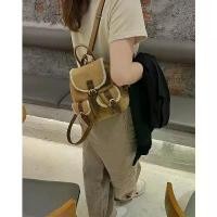 ราคา กระเป๋าเป้หนังกลับ สีน้ำตาล พร้อมส่งในไทย มี video แนะนำ (1731864936015039385)