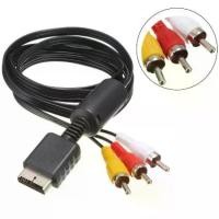 ราคา สาย AV PS1 PS2 PS3 Audio Video AV Cable Cord Wire to 3 RCA TV Lead for Sony Playstation PS1 PS2 PS3 สายแปลง Ps2 To AV (1731792373563557872)