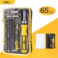 ราคา deli ชุดไขควง ไขควงแม่เหล็ก 65 in 1 ไขควงเอนกประสงค์ Screwdriver Set (1729607426598930526)