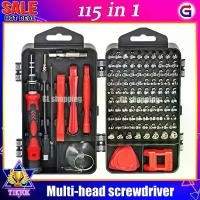 ราคา ชุดไขควงมัลติฟังก์ชั่น 115 in 1 ชุดซ่อมคอมพิวเตอร์ ชุดเครื่องมืออิเล็กทรอนิกส์ MINI Precision screwdriver set with Case ไขควงสำหรับงานซ่อมจุกจิก อุปกรณ์ซ่อม โทรศัพท์ นาฬิกา (1729605718314158970)