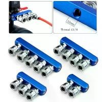 ราคา 1/4 ข้อต่อลม คอปเปอร์สวมเร็ว Quick Copper Multi Socket แบบฐานตรง เกลียว (1731015887929445298)