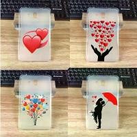 ราคา for Samsung Galaxy Tab A 7.0 (2016) SM-T280 SM-T285 7.0 inch Red Love Couple Heart Girl Tree Smile Valentine Flower Floral Transparent Soft TPU Silicone Protective Tablet Cover (1730626685834398128)