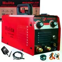 ราคา MOLITA ตู้เชื่อม 2 ระบบ INVENTER MMA/MIG รุ่น MIG-235 ตู้เชื่อมไฟฟ้า ไม่ใช้แก๊สCO2 + ลวดฟลักซ์คอร์ (1729831304286079468)