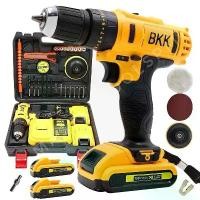 ราคา สว่านแบตกระแทก สว่านไร้สาย 3 ระบบ รุ่น 198V ยี่ห้อ BKK พร้อมแท่นชาดแบบใหม่ (1731826835921864310)