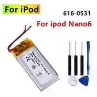 ราคา เปลี่ยนแบตเตอรี่ 616-0531 สำหรับ iPod Nano6 6G 6Th Generation, MP3, Li-Polymer, แบตเตอรี่นาโน 6 ถูกปฏิเสธ, พร้อมเครื่องมือ (1731047246707984407)
