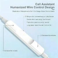 ราคา หูฟังแบบมีสายพร้อมไมค์ สำหรับ iPhone, iPod, iPad, น้ำหนักเบา พร้อมช่องเสียบหูฟัง 6.35 มม. ควบคุมระดับเสียง (1731506047901402272)