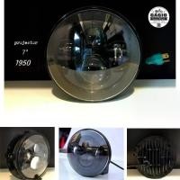 ราคา ไฟหน้า LED Projector ขนาด 7 นิ้ว ลูกแก้วหน้าเกลี้ยง (1729626925965609689)