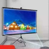 ราคา [จัดส่งจากประเทศไทย]จอโปรเจคเตอร์ จอพับโปรเจคเตอร์ จอรับภาพ แบบตั้งพื้น 100"projector screen จอโปรเจคเตอร์ แบบติดผนั จอฉายโปรเจคเตอร์ (1730497793375112152)