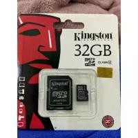 ราคา มีของพร้อมส่ง Kingston Memory Micro SD Card Class 4 - 32GB with Adapter COD (1731379719375783050)