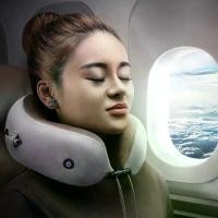 ราคา U-shape pillow Neck Massage หมอนรองคอนเมมโมรี่โฟม หมอน Memory foam หมอนสุขภาพ หมอนรองคอ หมอนรองคอเพื่อสุขภาพ หมอนนวดคอไฟฟ้า ไร้สาย สำหรับเดินทาง พกพาง่าย ประหยัดพื้นที่ (1729618629257365712)