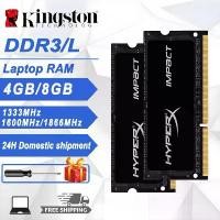 ราคา Kingston HyperX Notebook DDR3 DDR3L RAM 4GB 8GB แรม 1333MHz 1600MHz 1866MHz SODIMM memory for Laptop คําแนะนําผลิตภัณฑ์ใหม่ของเดือนนี้ (1731156655952005913)
