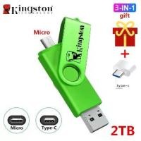 ราคา 2TB pen drive 2.0 mini flash drive free Type-C USB Otg 1TB 512GB 256GB 128GB 64GB 32GB memory stick suitable for mobile phones, Android PCs flash drive type c (1731966065199844105)