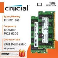 ราคา Crucial 2GB RAM DDR2 667MHz SODIMM RAM 1.8V 2Rx8 2Rx8 PC2-5300S Laptop Memory module (1730521410289371266)