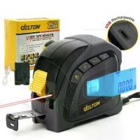 ราคา DELTON 2-IN-1 ตลับเมตรเลเซอร์ ตลับเมตรเลเซอร์ดิจิตอล ตลับเมตร 5 เมตร / เลเซอร์วัดระยะ 40 เมตร เลเซอร์ แสงสีแดง พร้อมจอแสดงผลดิจิตอล LCD + USB Charger ใช้ง่าย วัดได้อย่างแม่นยำ Ta (1729444901142235369)