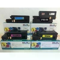 ราคา Laser Toner FUJI XEROX ตลับหมึกเทียบเท่าสำหรับรุ่น XEROX CP105 /CP 205 (สีดำ/ฟ้า/เหลือง/แดง) mcky สินค้าแนะนำ (1731327085099517409)