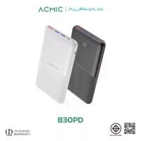 ราคา ALPHA·X B30PD PowerBank 30000mAh พาวเวอร์แบงค์ชาร์จเร็ว PD20W | QC 3.0 รับประกันสินค้า 1 ปี (1729758274486176275)