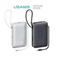 ราคา [ มี CCC ] USAMS CD228 Powerbank 10,000mAh พาวเวอร์แบงค์ชาร์จเร็ว มีสายชาร์จในตัว Type-C และ L-Cable แบตสำรอง (1731592184100325573)
