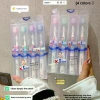 ราคา แปรงสีฟันไฟฟ้า ไทเน็กซ์ ดีไซน์ขั้นสูง ขนแปรง 4D แพ็ค 12 ชิ้น หัวกว้าง ป้องกันเชื้อรา ด้ามจับ PP ห่ออิสระ แปรง สีฟัน หมี เนย แพะ แปรงฟัน (1731799930125780907)