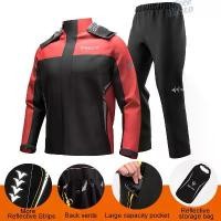 ราคา ชุดกันฝนขี่มอเตอร์ไซค์ เสื้อกันฝน แถบสะท้อนแสง ชุดกันฝนกันน้ำ พร้อมผ้าคลุมรองเท้า 0903 เสื้อฝน ccp อะไหล่ มอไซค์ 125 บังลม ทรง แว่น หล่อ ๆ nsr 150 ตากลม (1731433449929411486)