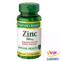 ราคา ซิงค์ Nature’s Bounty Zinc Immune Support Supplement 50 mg 100 tablets exp02/2026 (1732341236747635471)