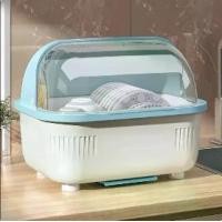 ราคา ที่ใส่จานชามแบบฝาปิดขนาดใหญ่ที่คว่ำจานชาม ที่คว่ำจานพลาสติก ที่คว่ำขวดนม ที่คว่ำจาน (มีฝาปิด) สามารถระบายน้ำได้ การจัดเก็บจาน วาง จาน คร่อม ซิงค์ ใน ห้องครัว น้ํา (1731755622056625587)