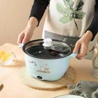 ราคา หม้อไฟฟ้า หม้อไฟฟ้าอเนกประสงค์ หม้อไฟฟ้าขนาดเล็ก หม้อนึ่งไฟฟ้ อเนกประสงค์ กระทะไฟฟ้า หุงข้าว อุ่น ตุ๋น ต้ม นึ่ง 23cm-814 (1730669693380037177)