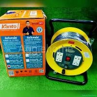 ราคา SavorySanctuary แบบพกพา KANTO ล้อเก็บสายไฟ รุ่น KT-ROLL-1630S 3,600วัตต์ 220V ขนาด16A (โรล+สายไฟ) ยาว30เมตร (1.5 Sq.mm) 4 ช่อง 1 สวิตซ์ โรลม้วนสายไฟ ปลั๊กพ่วงไฟ ปลั๊กจ่ายไฟ จัดส่ง KERRY (1730864547780
