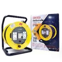 ราคา [ผ่อน0%] SUNTECH ล้อเก็บสายไฟ มอก. RCBO มีเบรคเกอร์ กันไฟดูด รุ่น BC-RCBO 16A ขนาดสายไฟ 2.5 sq.mm ยาว 30 เมตร โรล สายไฟ ล้อ ซันเทค (1730608518646499407)