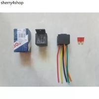 ราคา ♕♕♕ RLL รีเลย์+ปลั๊ก+สายไฟ+(ฟิวส์ใหญ่ คละขนาด) 12V 5 ขา แท้ BOSCH (1731918917672077709)