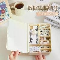 ราคา กล่องจัดระเบียบสายเคเบิลข้อมูล, สำหรับเดสก์ท็อป, ม้วนเก็บสายชาร์จไฟ, ที่ชาร์จ, โทรศัพท์, หูฟัง, สายไฟ, เครื่องมือจัดการสายเคเบิล (1732232620949998053)