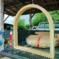 ราคา Thithada wood วงกบหน้าต่างครึ่งวงกลม ทำจากไม้สักแท้ ขนาดไม้หน้า 2 นิ้ว หนา 4 นิ้ว มีร่องใส่กระจก 5 มิล สำหรับตกแต่งบ้านและร้านอาหารสไตล์มินิมอล ราง เลื่อน (1731544819924502171)