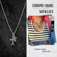 ราคา พร้อมส่งChrome Cross Necklace สร้อยห้อยพระ สร้อยคอ y2k ทอง หุ้ม คอ ผู้หญิง สอง ชั้น ปลอม ช่าง คอเงิน แท้ ราง โชค ลาภ มงคล คอทอง ไมครอน ้ อ ย ี เ ื ถัก แขวน ตะกรุด แฟชั่น (1731758692258055546)