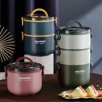 ราคา กล่องอาหารกลางวันสแตนเลส 304 หลายชั้น ทรงกลม แบบพกพา มีหูหิ้ว เหมาะสำหรับนักเรียนและผู้ใหญ่ [COD] กล่อง ข้าว หมอโอ๊ค กระบก ข้าว ราง ถาดพลาสติก ทรงสี่เหลี่ยม ลายไม้เทียม แผ่นห (1732293808391621211)