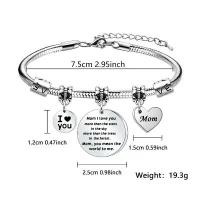 ราคา สร้อยข้อมือสแตนเลส แฟชั่นยุโรปและอเมริกา ดีไซน์ใหม่ ลายกลม รูปหัวใจ เสริม ดวง ความรัก art phro เธรด ทอง ปลอม เลส หลวง พ่อ รวย ข้อมือ ชบา สร้อย สร้อย ข้อมือ เสริ (1731460595357156826)