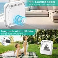 ราคา เครื่องเล่นซีดีแบบพกพา, พร้อมบลูทูธ, เครื่องเล่น CD แบบชาร์จไฟได้, ลำโพง HiFi ในตัว, เครื่องเล่น CD Walkman, พร้อมหูฟัง (1731357371133887498)