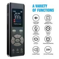 ราคา [พร้อมส่ง] 2023ใหม่ล่าสุด เครื่องอัดเสียง/บันทึกเสียงดิจิตอล 8GB/16GB/32GB สเตอริโอ MP3 เสียงบันทึกปากกาสนับสนุน TF Card (1731843972176578270)