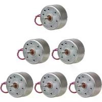 ราคา มอเตอร์ไฟฟ้า DC 3V 1730RPM ขนาดเล็ก 6 แพ็ค สำหรับของเล่น DIY เครื่องกำเนิดกังหันลม (1732183746495417058)