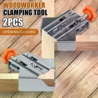 ราคา แคลมป์มุมขวา งานไม้ ชุด 2 ชิ้น ประเภทเปิดและปิดที่แม่นยำ ตัวระบุตำแหน่ง แคลมป์ประกบมุมขวา ทำจากสแตนเลส เครื่องมือหนีบสำหรับยึดไม้ เหมาะสำหรับงานไม้ d6zVa (1732144586635511842)