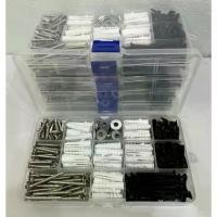 ราคา ชุดน๊อต สกรูเกลียวปล่อยเหล็ก อเนกประสงค์ (จะ งานปูน งานไม้ ทำได้หมดในชุดเดียว ) (1731734640973153806)