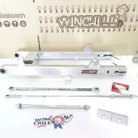 ราคา eagle13Shop127 แบบพกพา NUI สวิงอาร์ม สวิงอาร์มหนุ่ย ยืด2นิ้ว WAVE110i/ WAVE125/ DREAM SUPERCUB/WAVE100s2005 อามย่น110i สายเบรค + ยึดดั้ม + แกนล้อ + น็อตโช้ค + กันช้ำ Motorcycle มอเตอร์ไซค์ (1731115771